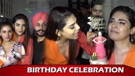 Anjum Fakih Celebrates Her Birthday With Kumkum Bhagya And Kundali Bhagya