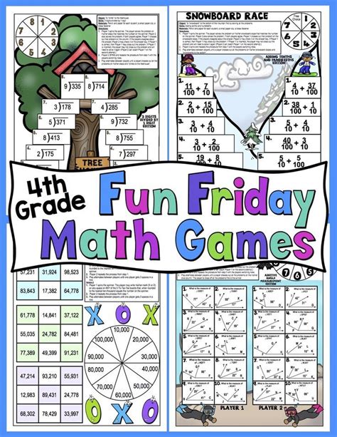 Fun Activities For 4th And 5th Graders
