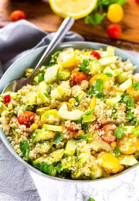 Simple Quinoa Salad Recipe Healthier Steps