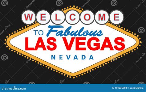 Las Vegas Vector Sign 101035984