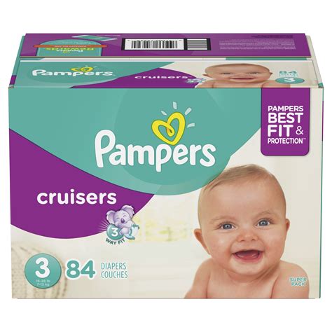 Pampers Cruisers Diapers Super Pack Size 3 84 Count