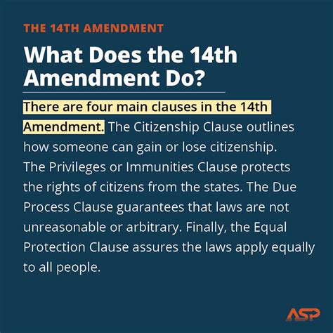 Fourteenth Amendment Clauses