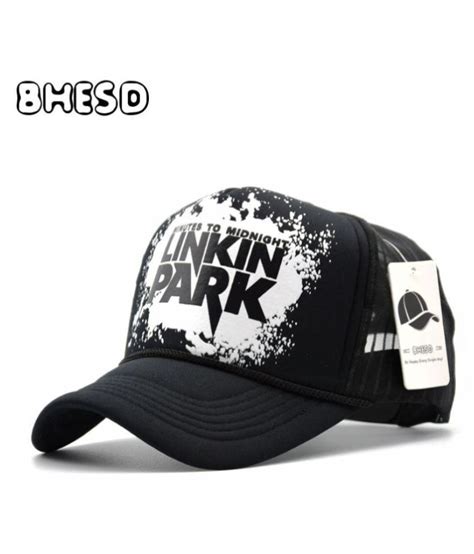 Fas Black Printed Cotton Caps Buy Online Rs Snapdeal