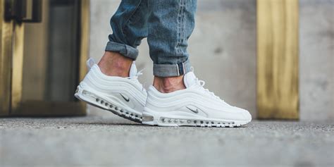 Close Out Summer With The Nike Air Max 97 Triple White •