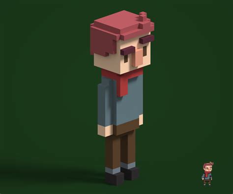 Made A Friends Character Original Is In The Corner Voxel Vector