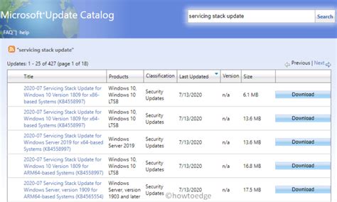 Windows 10 August 2020 Servicing Stack Updates Ssu Howtoedge