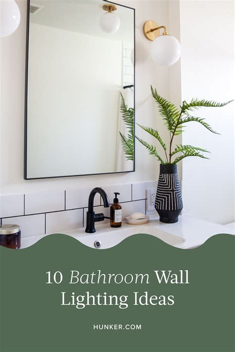 23 Bathroom Lighting Ideas For Every Design Style Hunker Bathroom Mirror Lights Mirror Wall