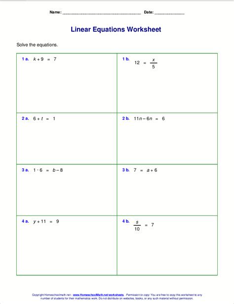 Solving One And Two Step Inequalities Worksheet Pdf Example Worksheet