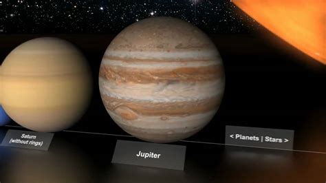 Planets And Stars Size Comparison Youtube