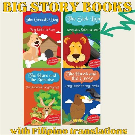 Big Books Story Books With Filipino Translations Shopee Philippines