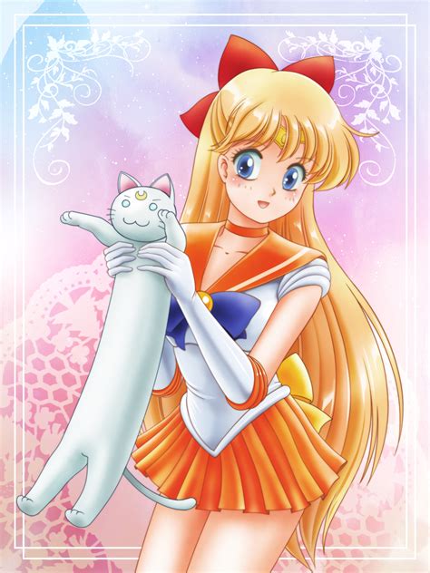 Safebooru 1girl 3 Aino Minako Artemis Sailor Moon Back Bow
