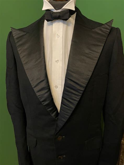Victorian Edwardian Tuxedo Black Tie Jacket Gem
