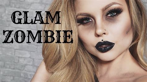 Glam Zombie Makeup Tutorial Ft Rimmel London Quick And Easy Affordable Zombie Makeup