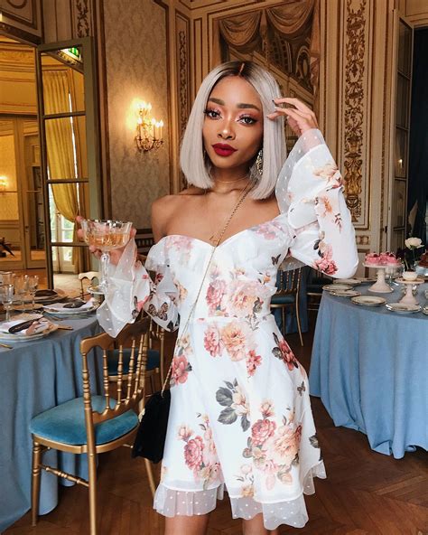366k Likes 182 Comments Nyané Lebajoa Nyane On Instagram “this Dress By Revolve 😍