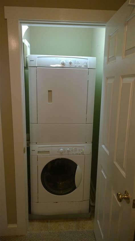 The instructions in the owner's manual may be simple, but washer and dryer installation can be dangerous. Installing A Stackable Washer And Dryer In A Closet ...