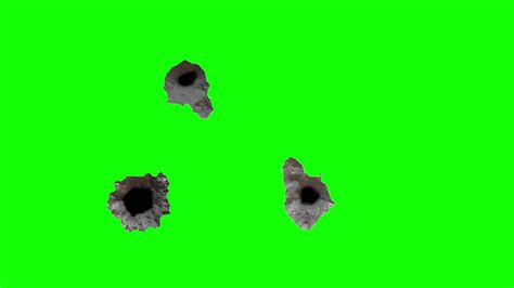 Three Bullet Holes 5 Hd Transparent Footage Youtube