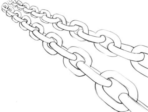 Chain Drawing Link Easy And Simple