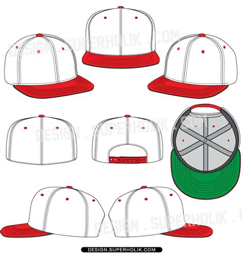 Snapback Fitted Cap Template Blog2 Flickr