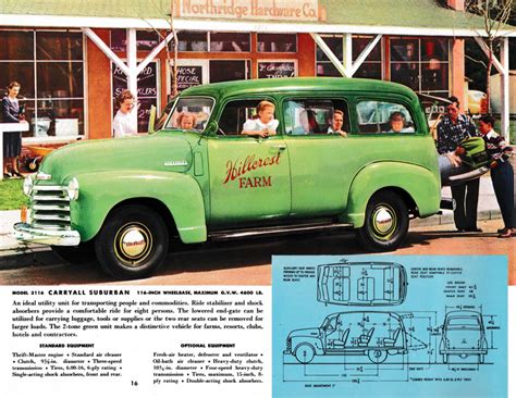 Nostalgia On Wheels 1948 Chevrolet Trucks Brochure Light Duty