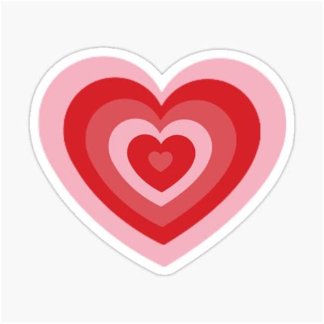 Red And Pink Hearts Sticker For Sale By Islac38 Redbubble