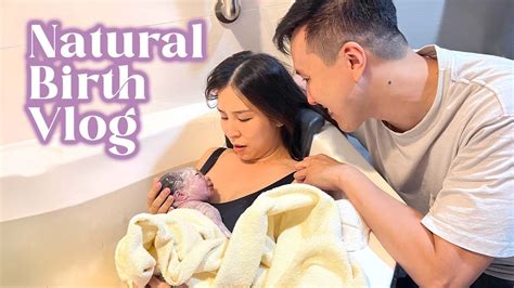 MY RAW REAL BIRTH VLOG Positive Labour Delivery Water Birth
