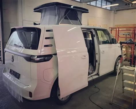 Alpincamperde Creates The First Vw Id Buzz Camping Conversion And It