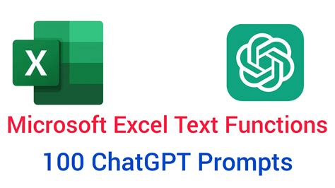 Microsoft Excel Text Functions 100 Chatgpt Prompts