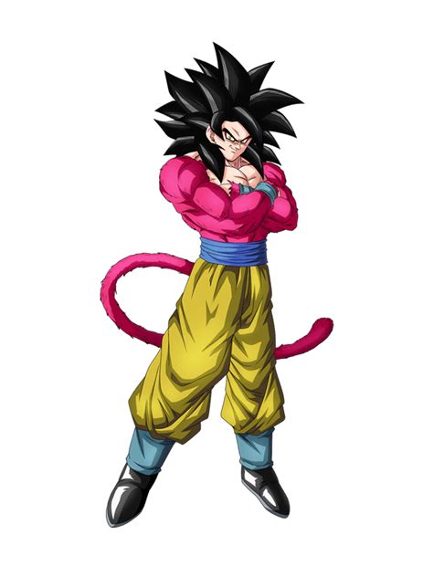 Goku Ssj4 Render Dokkan Battle By Maxiuchiha22 Dragon Ball Gt Dragon Ball Image Dragon Ball