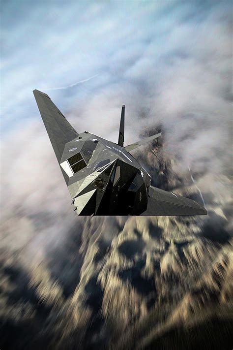 F 117 Nighthawk Digital Art By Airpower Art Fine Art America