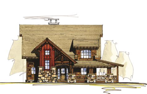 Rustic Lodge House Plan 18715ck Architectural Designs House Plans