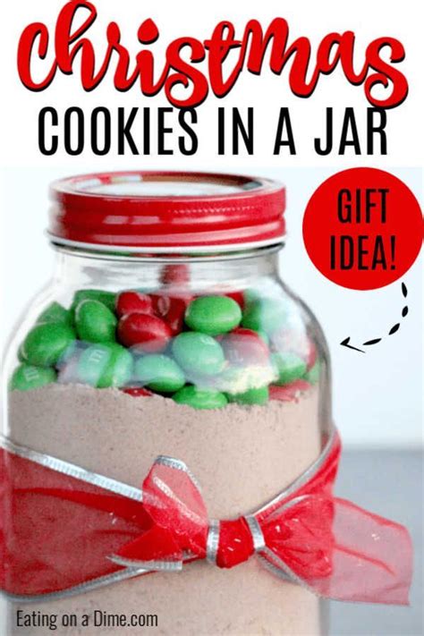 Christmas Cookies In A Jar Recipe Cute Christmas Cookies Christmas