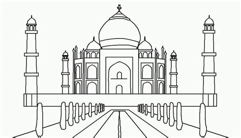 Gambar Mewarnai Masjid