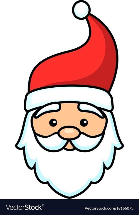 Santa Face Drawing Free Download On Clipartmag