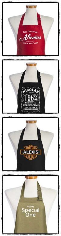 Haced de la cocina algo divertido donde disfrutar en. Delantales con diseños personalizados de la Colección Chic ...