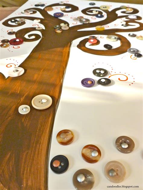 Diy Button Trees Round 1 The Refab Diaries