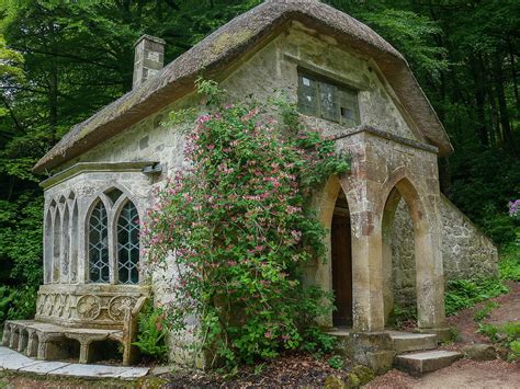 The Old Stone Cottage Stourhead Gardens Stone Cottages Gothic