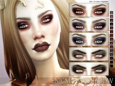Enigma Eyeshadow N24 By Pralinesims At Tsr Sims 4 Updates