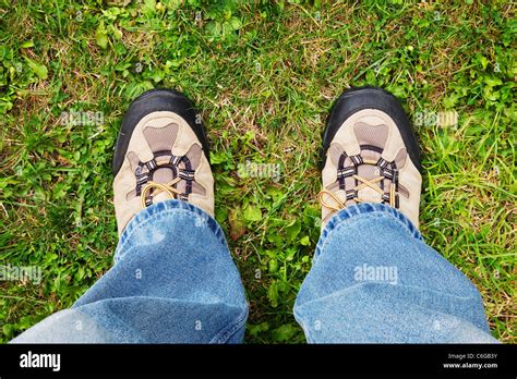 Feet On The Ground Stock Photo Alamy