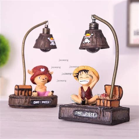One Piece Monkey D Luffyandtony Chopper Cute Table Lamps Led Night