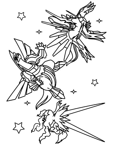 These pokemon coloring pages allow kids to accompany their favorite characters to an adventure land. Malvorlagen Pokemon Palkia | Ausmalbilder