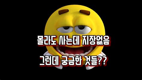 몰라도 사는데 지장없는지식 그렇지만 궁금한 것 YouTube