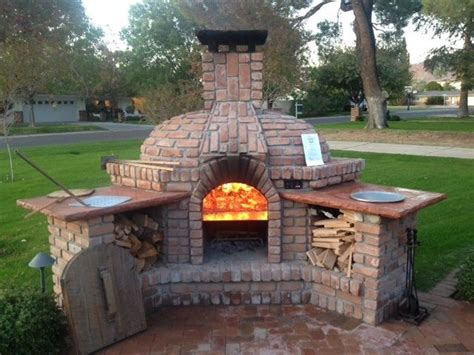 Photo Diy Outdoor Fireplace Outdoor Fireplace Pizza Oven Backyard