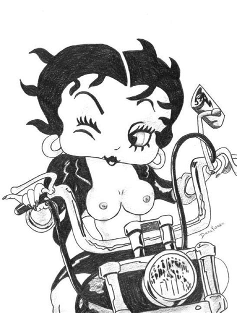 Betty Boop Topless Motorcycle Ride Betty Boop Rules 34 Pics Luscious Hentai Manga And Porn