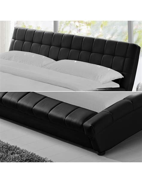 Vous trouverez sur la redoute une collection crée pour répondre correctement à ce que vous en attendez. Lit Mila en simili capitonné Noir 140 x 190