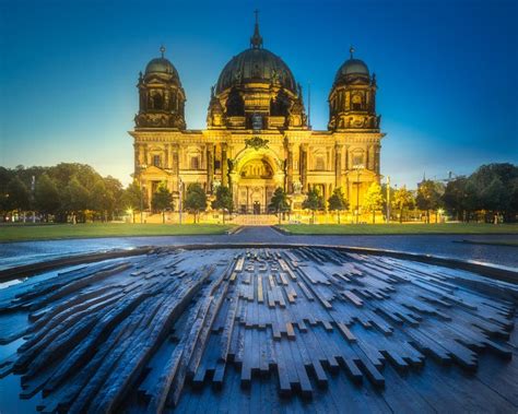 Berlin Cathedral And Fountain Berliner Dom Stock Image Image Of City