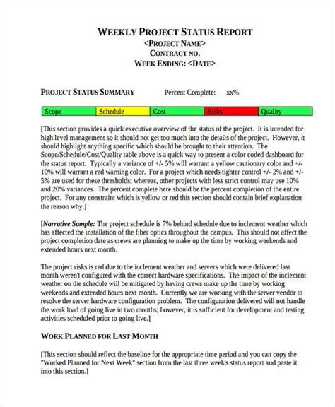 This document contains answers to questions that everyone will ask before anyone can ask them. FREE 36+ Project Report Examples & Samples in Google Docs ...