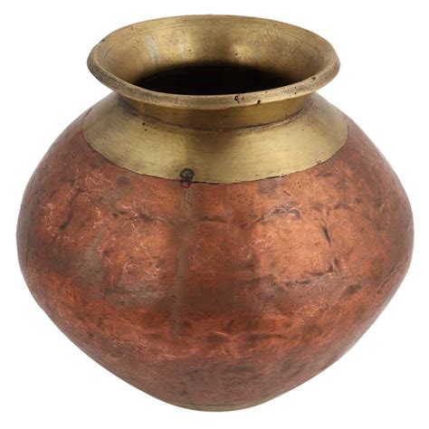 Traditional Water Pot With Copper And Brass