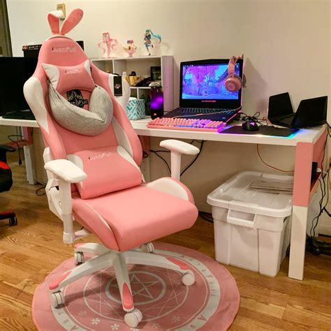 Pink Gamer Bedroom Gamer Room Decor Room Ideas Bedroom Kawaii