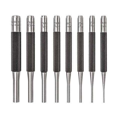 Starrett 8 Piece Drive Pin Punch Set Midwest Technology Products