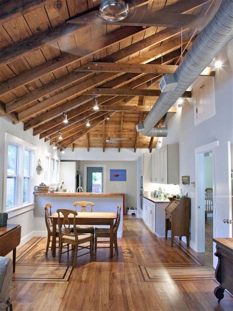 Due to this fact, incorporating a placing roof element focus within the room again to eye degree. Vaulted Ceiling Exposed Ducts | Houzz